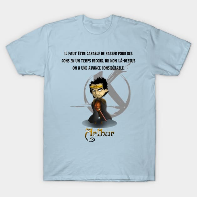 “You have to be able to look like jerks in record time. Oh no, on that we have a considerable lead. T-Shirt by Panthox